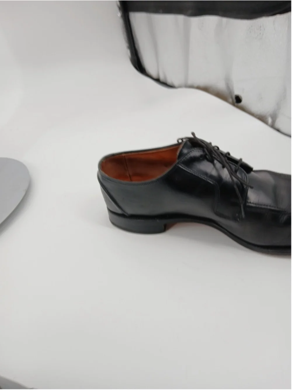 Allen Edmonds Hancock Men's Split Toe Dress Shoes Size 11.5 Leather Black